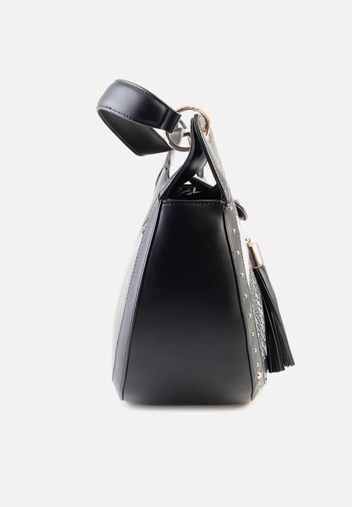 SISSY BOY - Animal story handbag - black