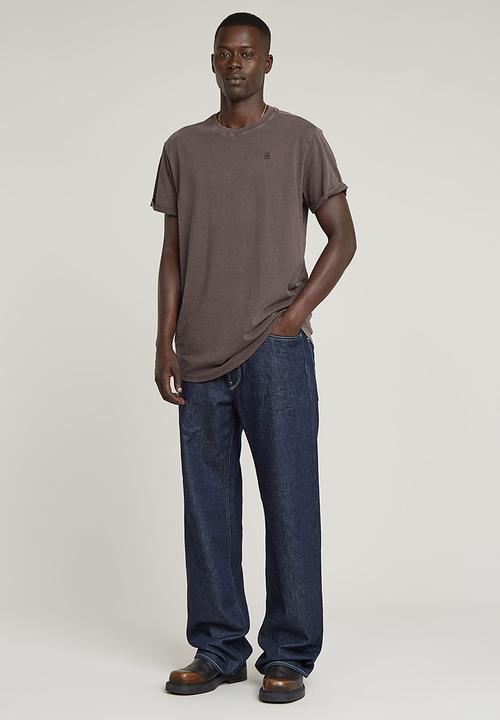 G-STAR - Text back gr overdyed lash r t - brown