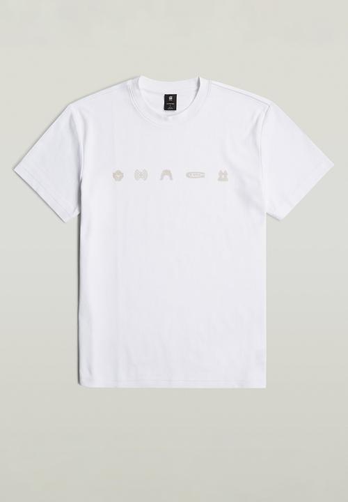 G-STAR - Small symbols r t - white