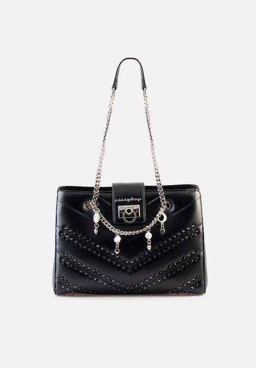 SISSY BOY - Charm shoulder bag - black