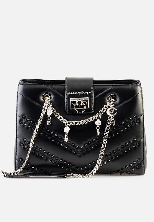 SISSY BOY - Charm shoulder bag - black