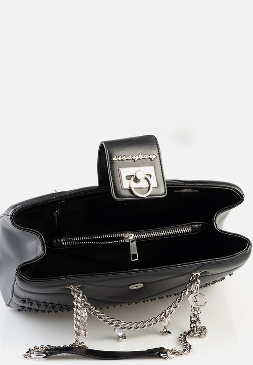 SISSY BOY - Charm shoulder bag - black