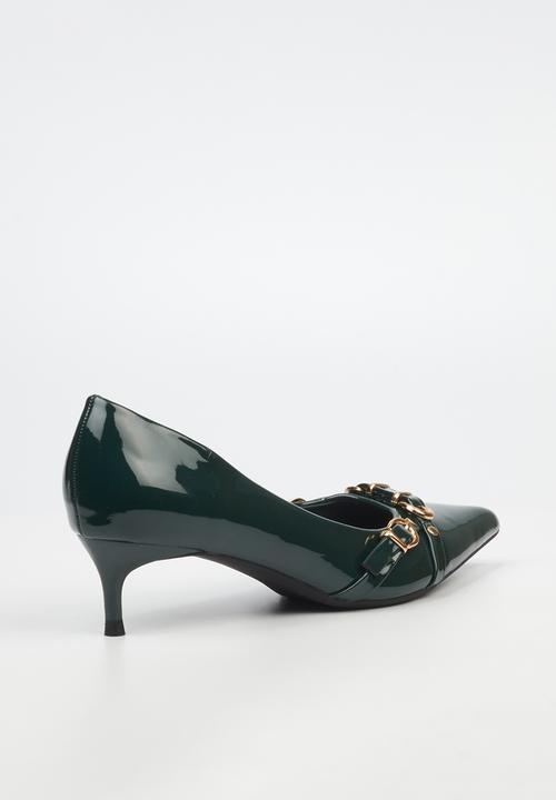 Miss Black - Tait 1 heel - green