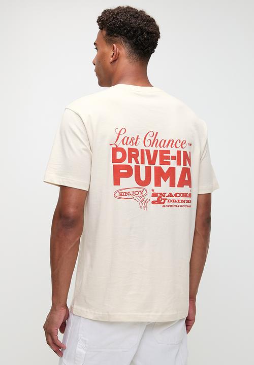 PUMA -  Drive-In Relaxed Tee - Alpine Snow