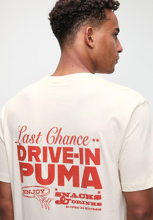 PUMA -  Drive-In Relaxed Tee - Alpine Snow