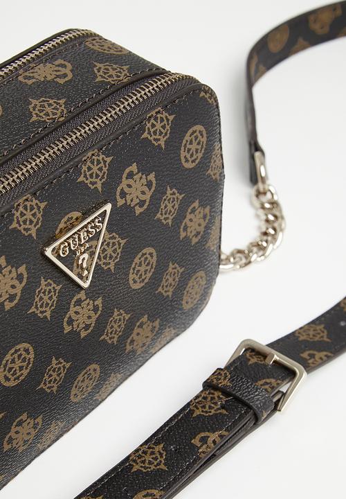 GUESS - Noelle camera crossbody bag - brown