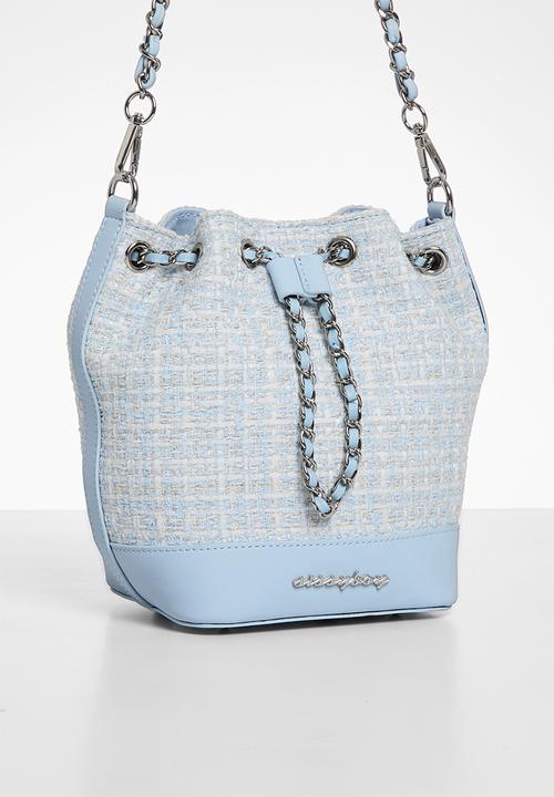 SISSY BOY - Boucle bucket bag - blue