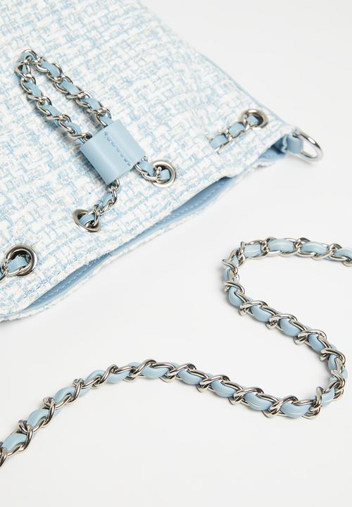 SISSY BOY - Boucle bucket bag - blue