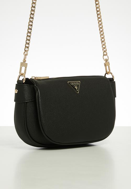 GUESS - Fedora shoulder  bag - black