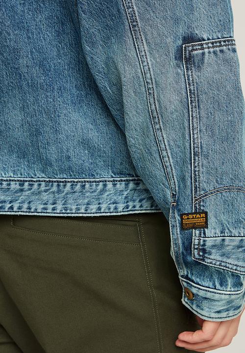 G-STAR - Coach long pocket jacket - blue