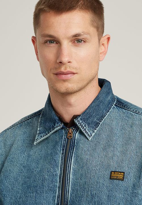 G-STAR - Coach long pocket jacket - blue