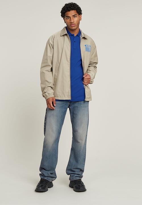 G-STAR - Dunda slim stripe polo s\s - blue