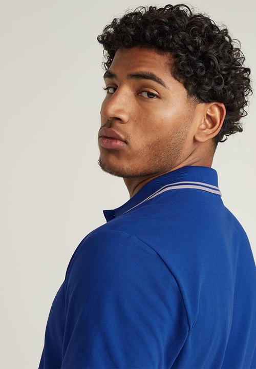 G-STAR - Dunda slim stripe polo s\s - blue