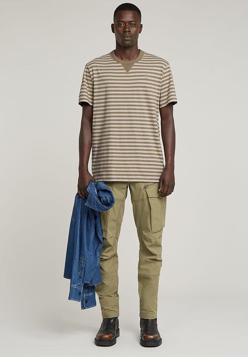 G-STAR - Nifous stripe r t - beige