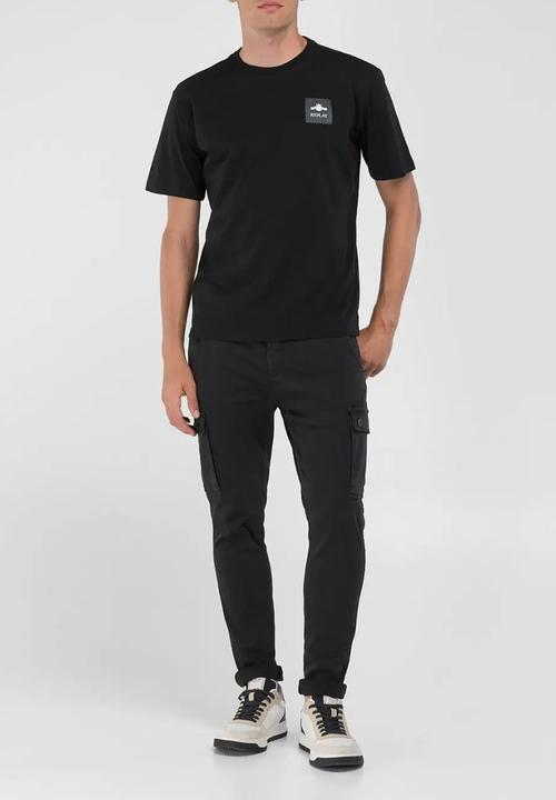 Replay - Replay branded T-shirt - black