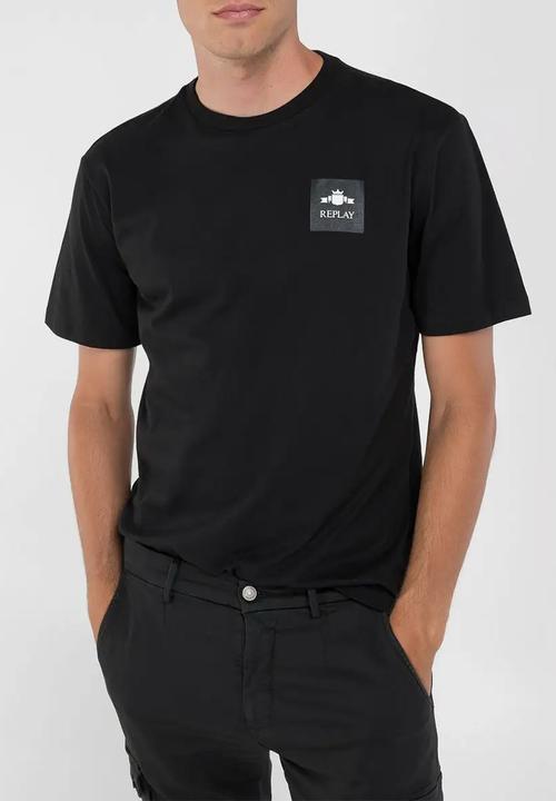 Replay - Replay branded T-shirt - black