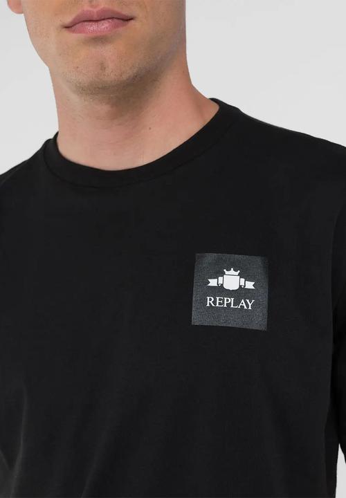 Replay - Replay branded T-shirt - black