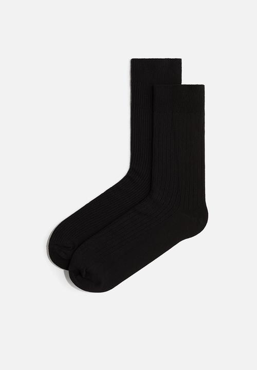 H&M - 3-Pack socks - black