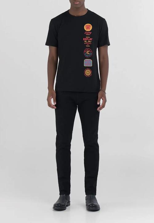 Replay - Graphic tee - black