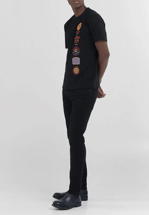 Replay - Graphic tee - black