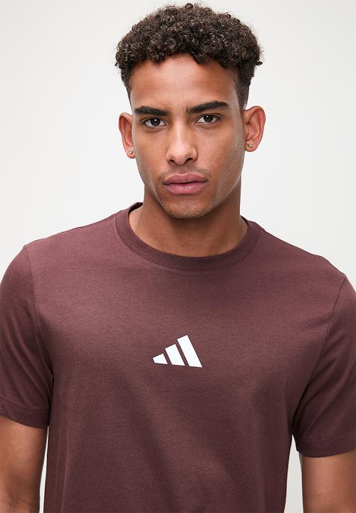 adidas Performance - Sl Sj T 4 Aurrub - Burgundy