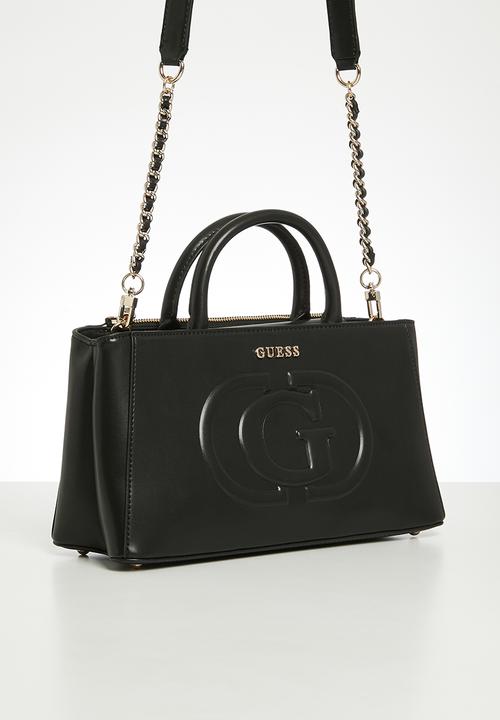 GUESS - Eco mietta sml society satchel bag - black