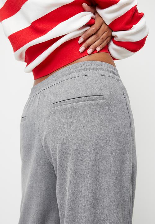 H&M - Wide pull-on trousers - melange