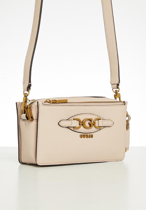 GUESS - Malva status crossbody bag - almond