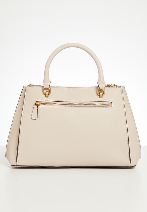 GUESS - Malva girlfriend satchel bag - almond