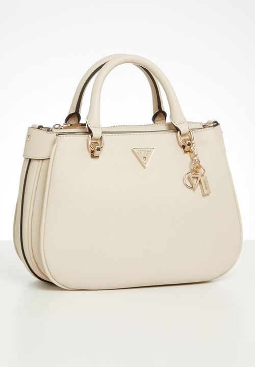GUESS - Fedora shoulder satchel bag - bone
