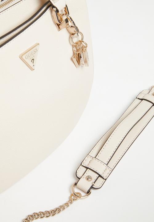 GUESS - Fedora shoulder satchel bag - bone