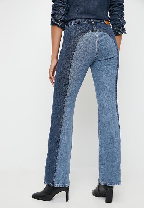 Levi’s® - Wedgie boot western practically pieced - blue 