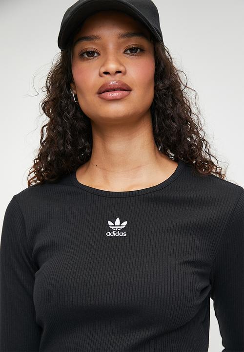 adidas Originals - Ess Crop Ls W - Black