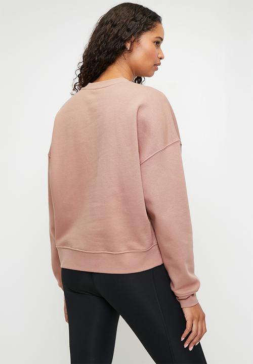 adidas Performance - Fleece Sweat- Warm Clay/White