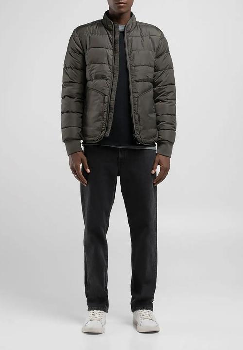 Replay - Replay puffer jacket - mud green