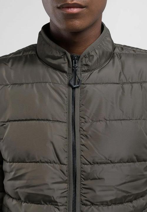 Replay - Replay puffer jacket - mud green
