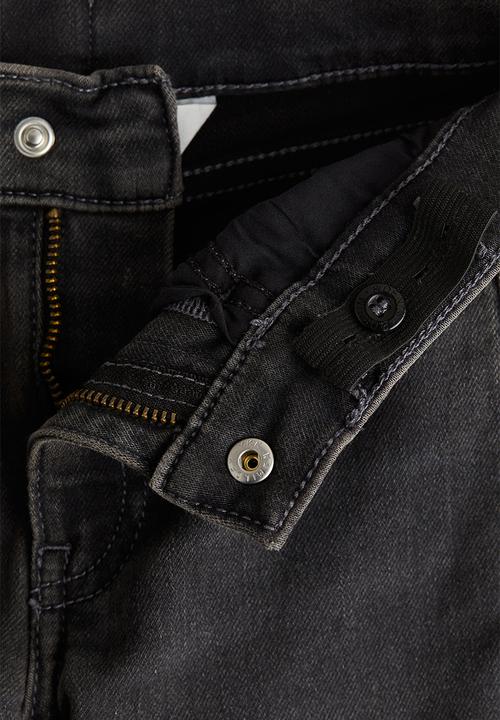 H&M - Super soft slim fit jeans - denim black