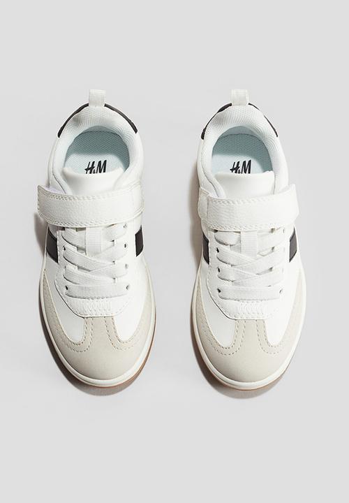 H&M - Block-coloured trainers - white/beige