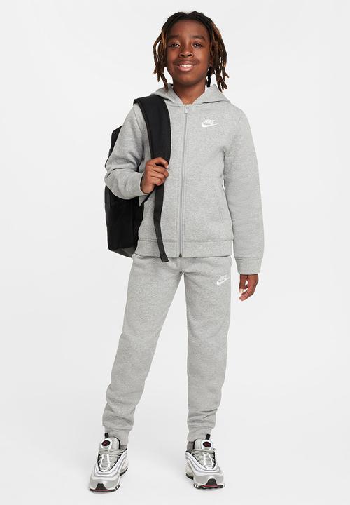 Nike - U Nike Sportswear Tracksuit Core Bf - Grey/White