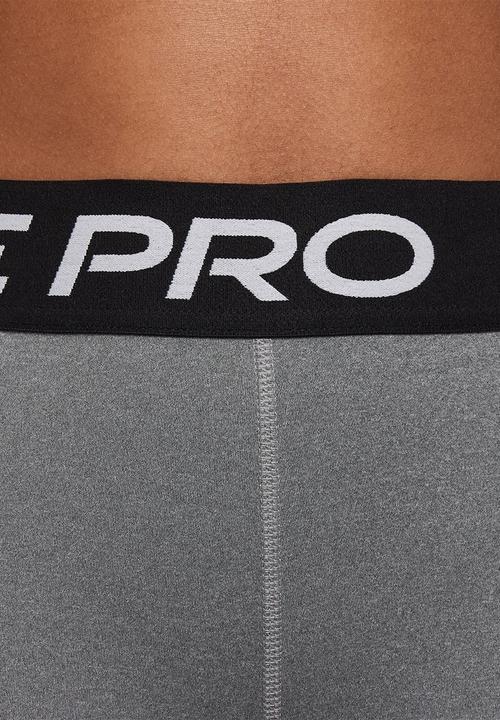 Nike - Girls Np Dri-fit 3ln Short - Carbon Heather/White