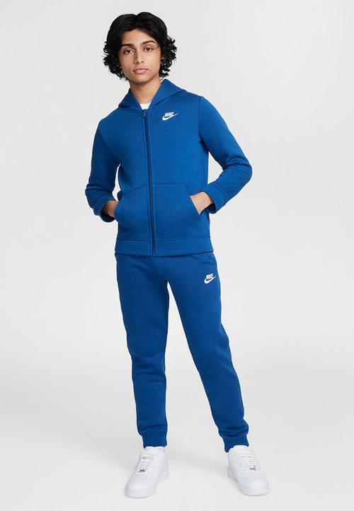nike sportswear tracksuit blue