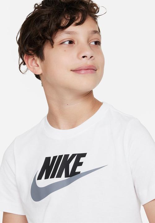 Nike - Boys Nike Sportswear Futura Icon Fs - White/Black/Grey