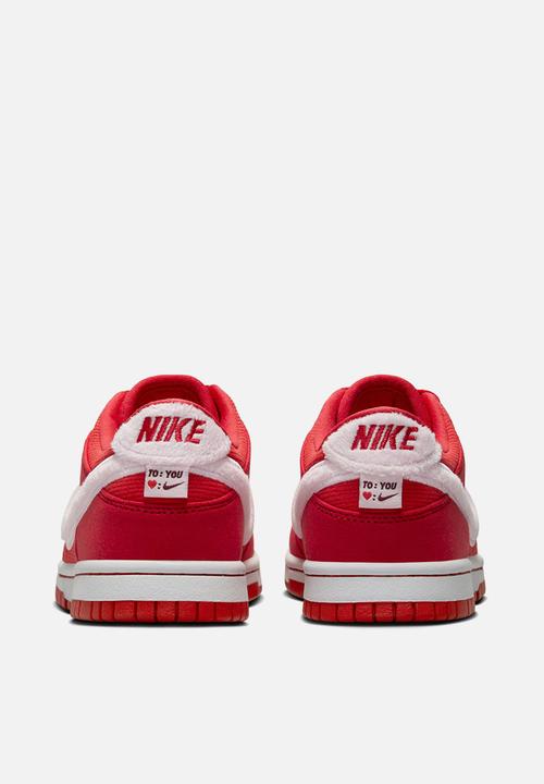 Nike - Nike Dunk Low-Fire Red/Pink Foam - Lt Crimson-White