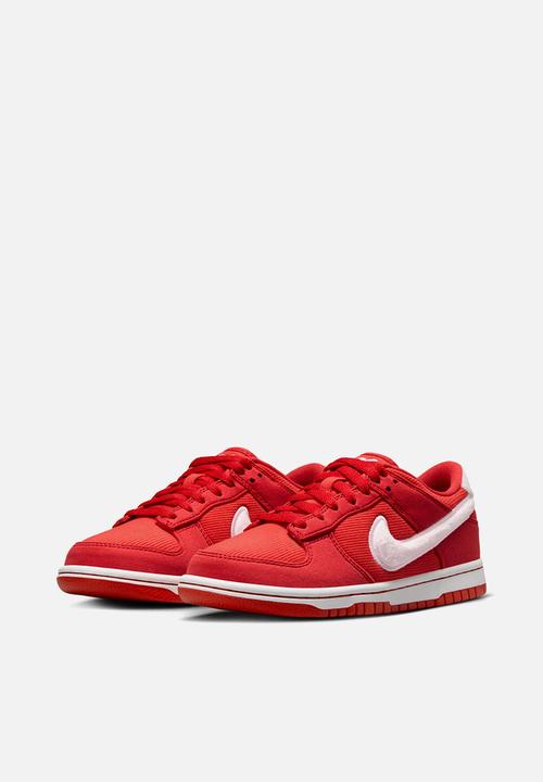 Nike - Nike Dunk Low-Fire Red/Pink Foam - Lt Crimson-White