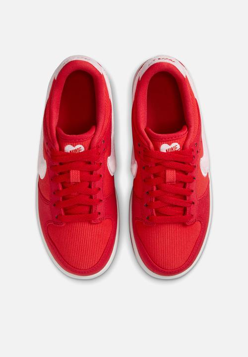 Nike - Nike Dunk Low-Fire Red/Pink Foam - Lt Crimson-White