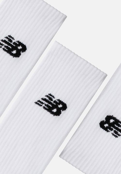New Balance  - Everyday Crew Sock 3Pk - White
