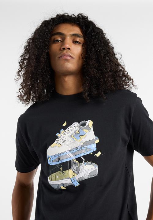 New Balance  - New Balance Fitness Center Tee - Black