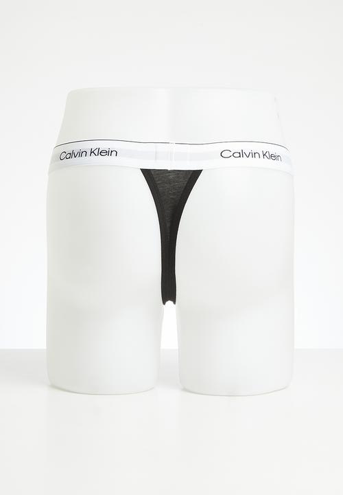 Calvin Klein - Thong 3 Pack - Black, Black, Black