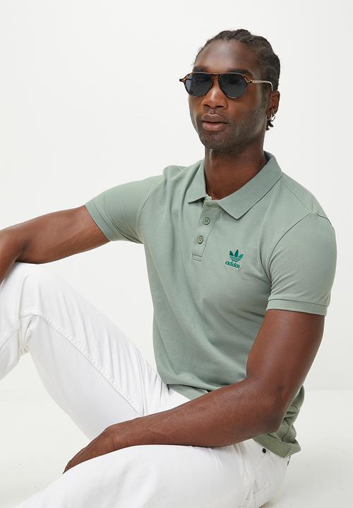 adidas Originals - Essential Polo Sf Silgrn/Cgreen - Green