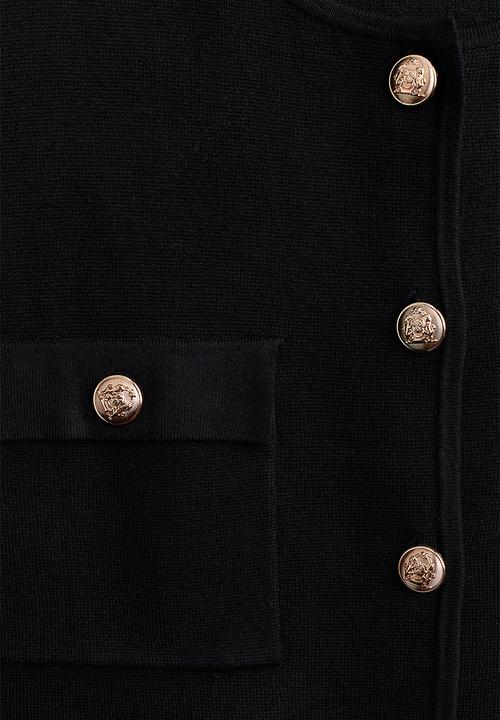H&M - Pocket-detail cardigan - black